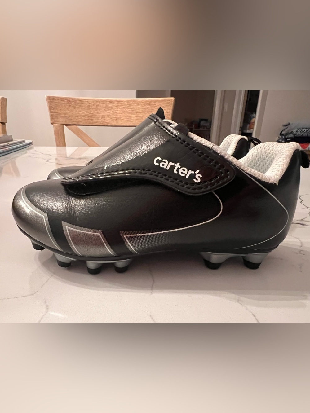 Carter’s Unisex Fica Soccer Sport Cleats- Black